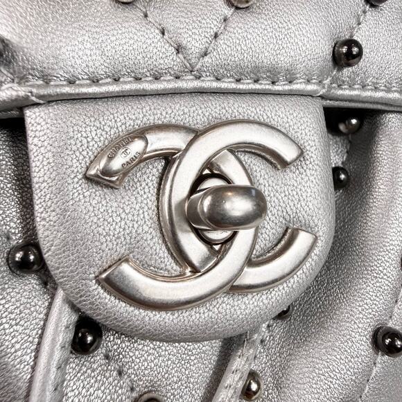 Chanel Metallic Lambskin Stud Wars Backpack - Picture 9 of 15